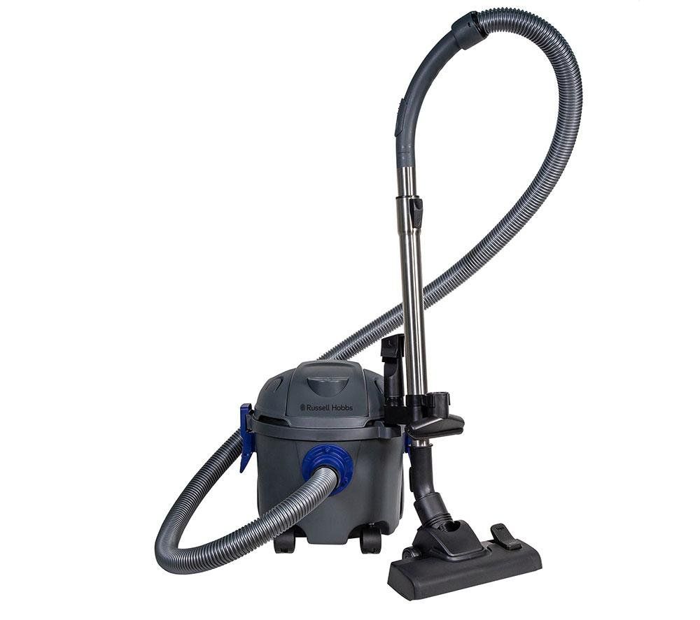 RUSSELL HOBBS Tidy Tub RHTV2001 Cylinder Bagged Vacuum Cleaner - Blue & Grey, Blue,Silver/Grey - Image 1