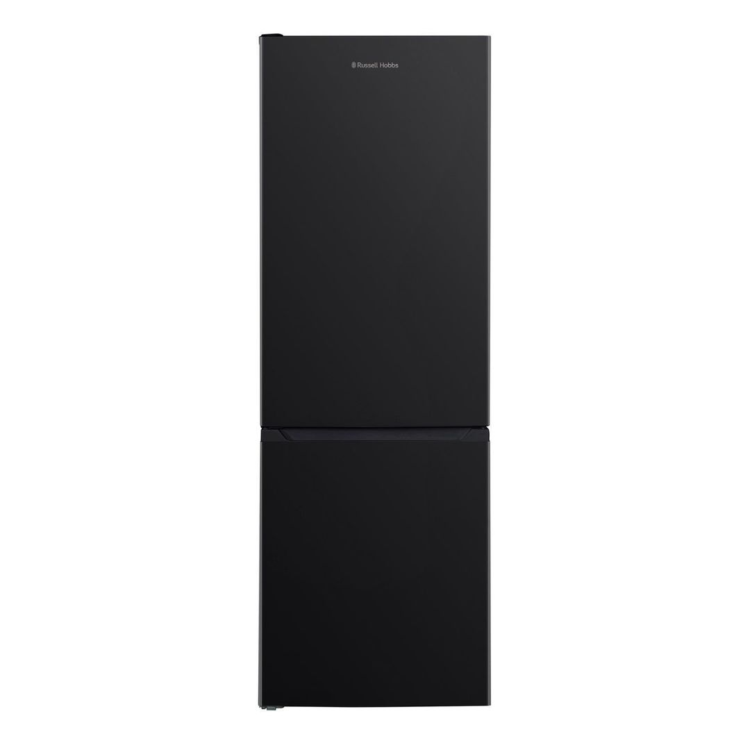 RUSSELL HOBBS RH186FFFF60B/01 70/30 Fridge Freezer - Black, Black - Image 1