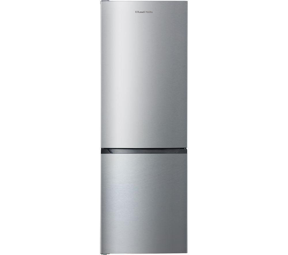 RUSSELL HOBBS RH186FFFF60SS/01 70/30 Fridge Freezer - Stainless Steel, Stainless Steel - Image 1