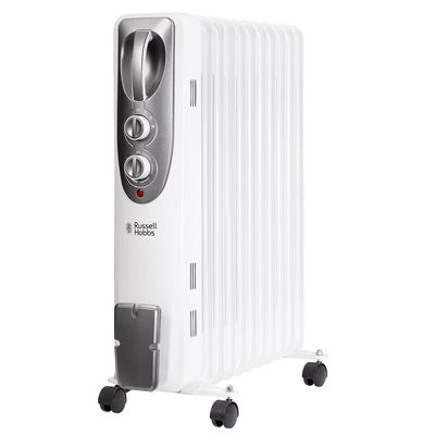 Russell Hobbs RHOFR1106 Portable Oil-Filled Radiator - White, White