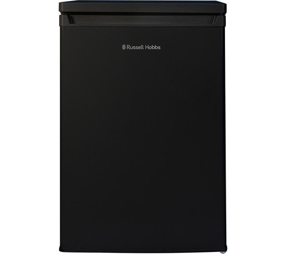 Russell Hobbs 127 Litre Freestanding Under Counter Fridge - Black - Image 1