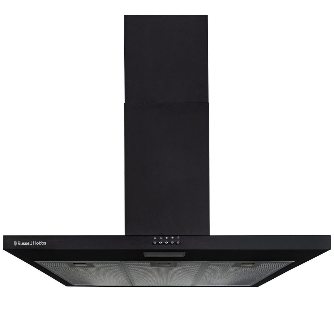 RUSSELL HOBBS RHTCH900B1B Chimney Cooker Hood - Black, Black - Image 1