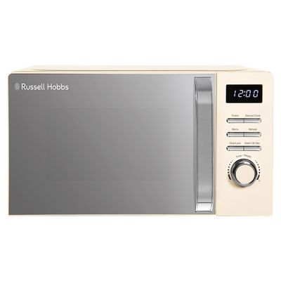 RUSSELL HOBBS RHMD818C Solo Microwave - Cream, Cream