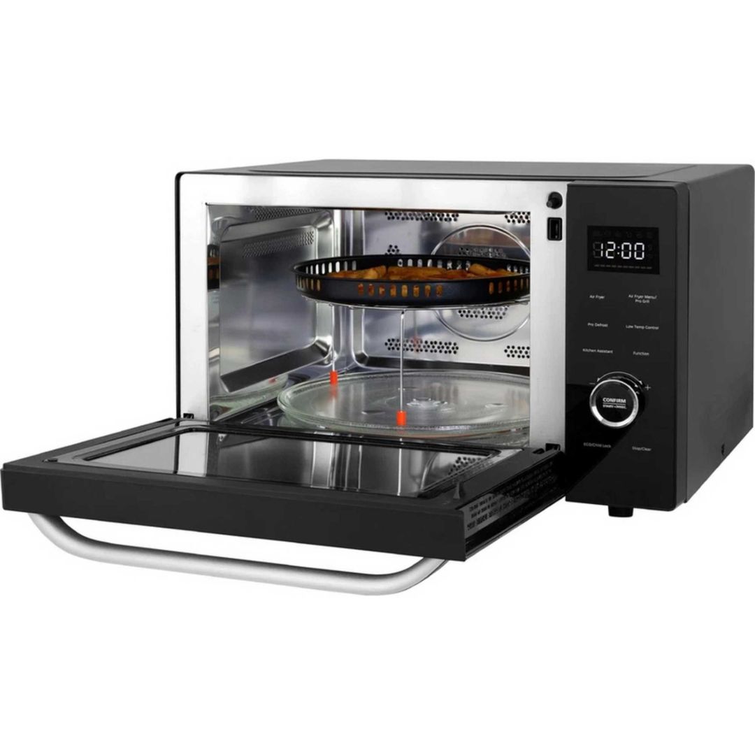 Russell Hobbs RHMT3001B Black 30L Digital Microwave Oven 900W Family Microwave with Auto Cook Programmes & Defrost Funct - Image 1
