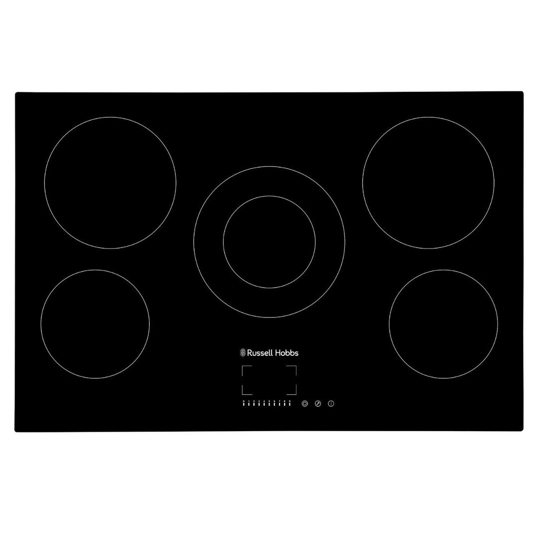RUSSELL HOBBS RH77EH413B 77 cm Electric Ceramic Hob - Black, Black - Image 1