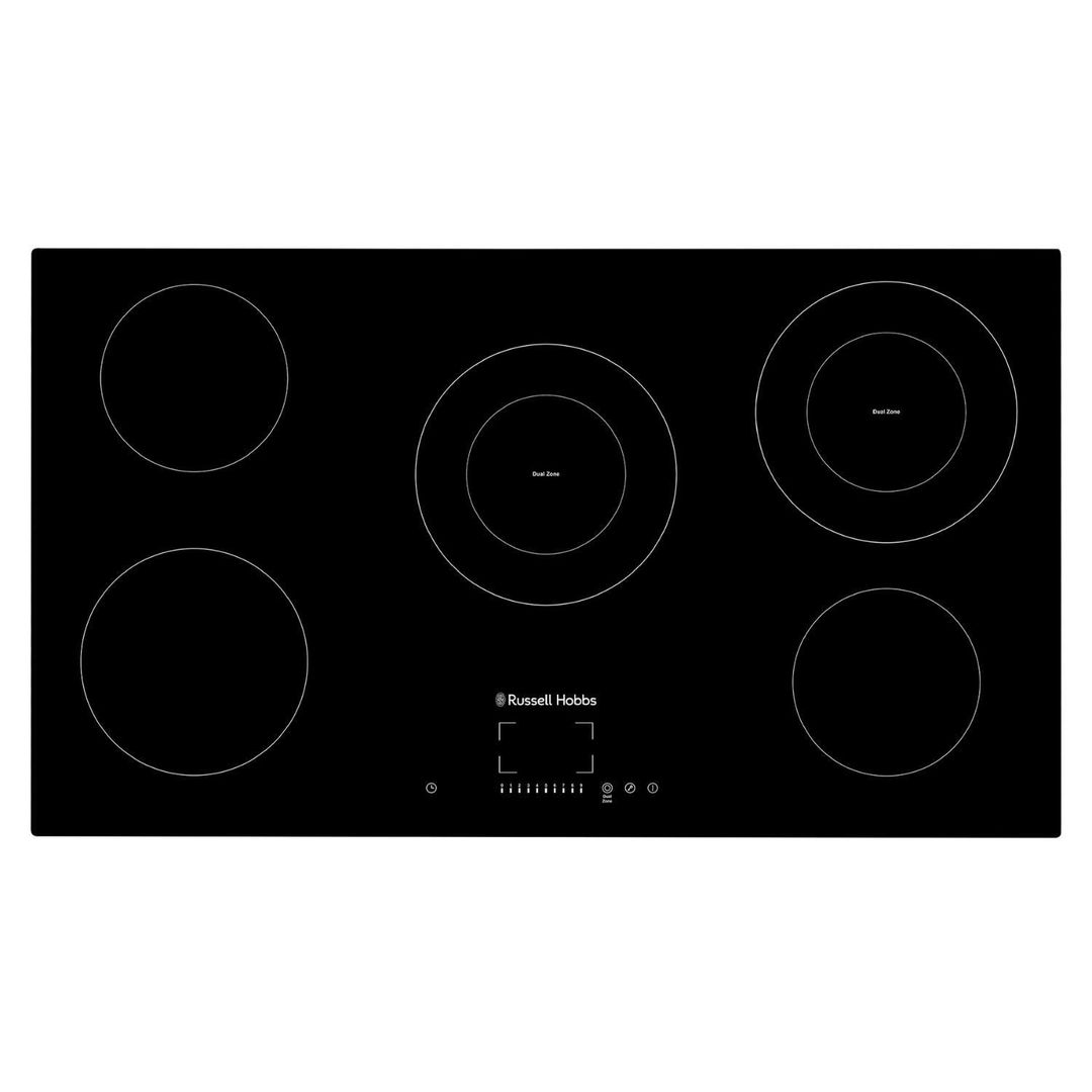 RUSSELL HOBBS RH90EH7013 90 cm Electric Ceramic Hob - Black, Black - Image 1