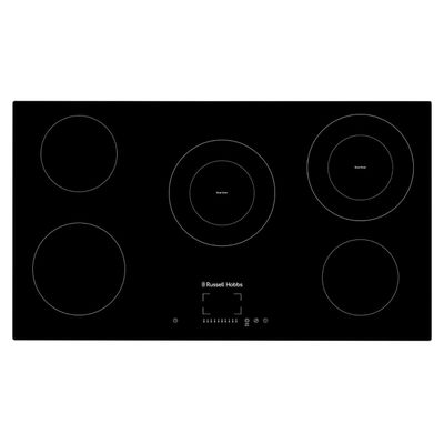RUSSELL HOBBS RH90EH7013 90 cm Electric Ceramic Hob - Black, Black