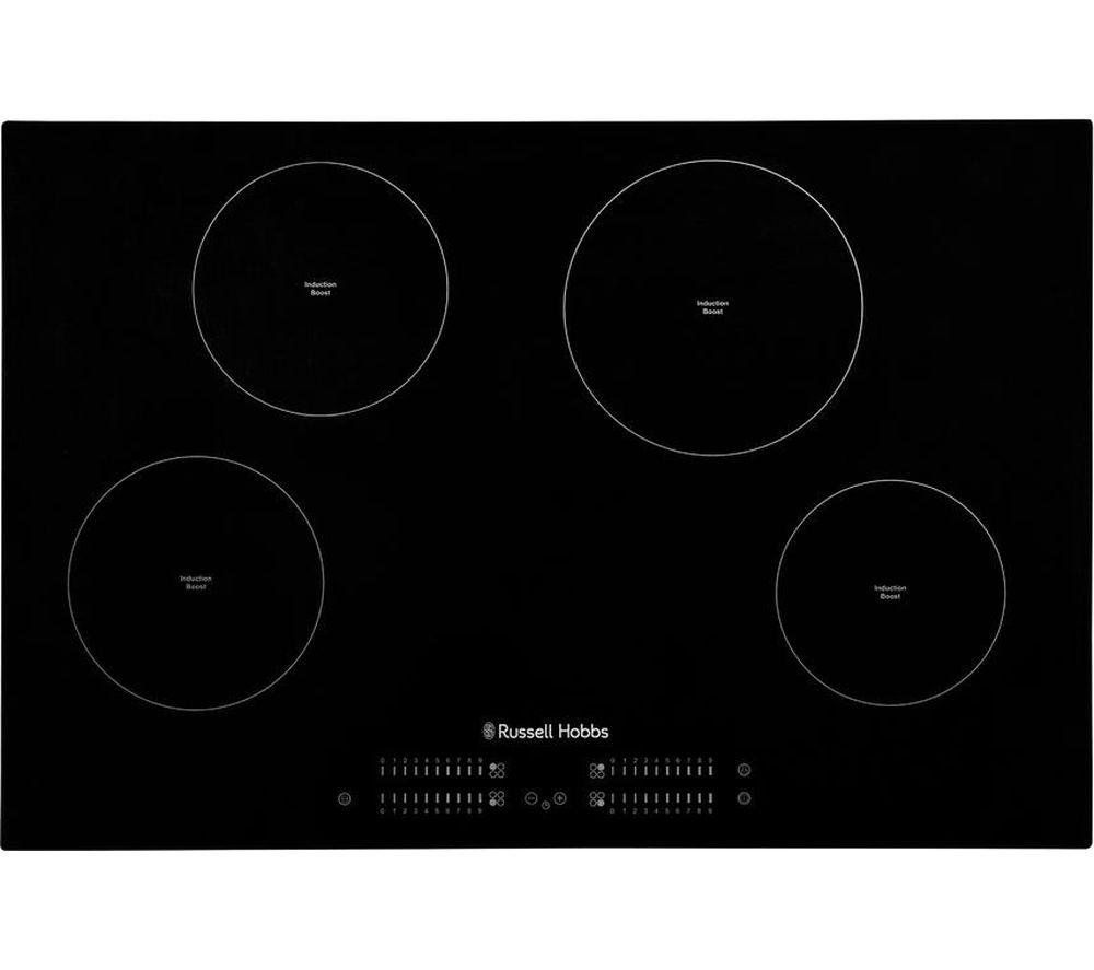Russell Hobbs 77cm 4 Zone Induction Hob - Black - Image 1
