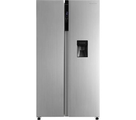 RUSSELL HOBBS RH90AFF201SS-WD American-Style Fridge Freezer - Stainless Steel, Stainless Steel