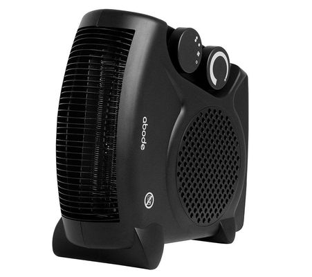 ABODE AFH1001B Hot & Cool Fan Heater - Black, Black