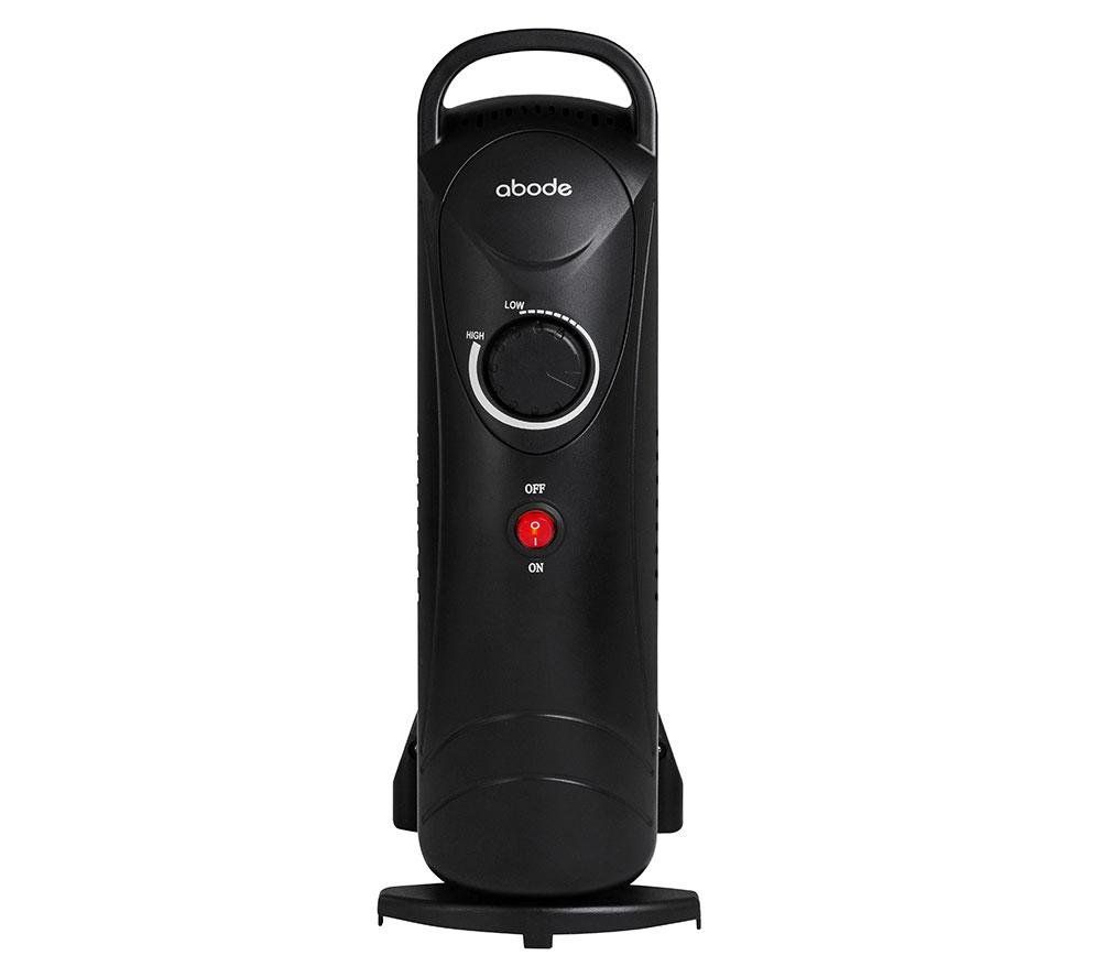 ABODE AOFR5001B Portable Oil-Filled Radiator - Black, Black - Image 1