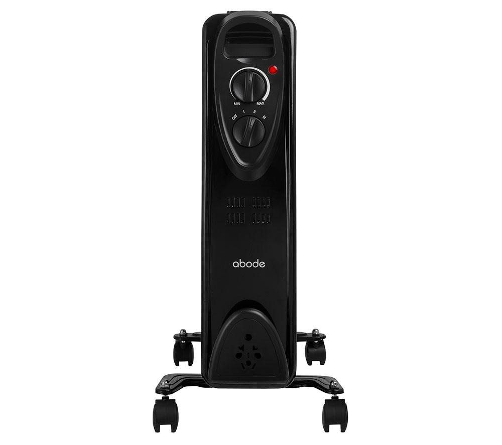 ABODE AOFR9003B Portable Oil-Filled Radiator - Black, Black - Image 1