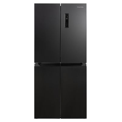 RUSSELL HOBBS RH180A4FF802E1BS American-Style Fridge Freezer - Black Steel, Black - Thumbnail 2