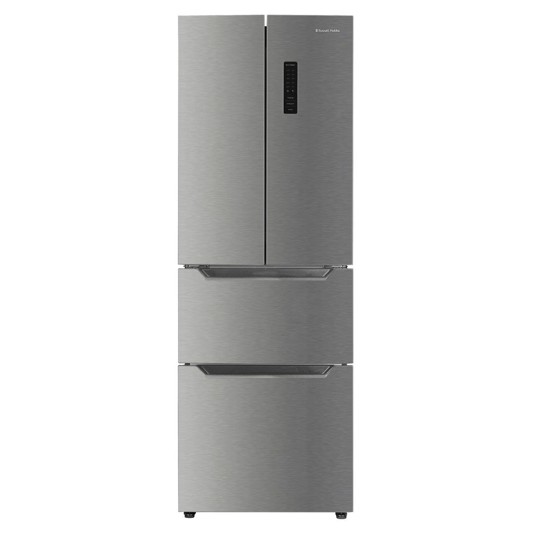 RUSSELL HOBBS RH186FDFF602E1SS American-Style Fridge Freezer - Stainless Steel, Stainless Steel - Image 1