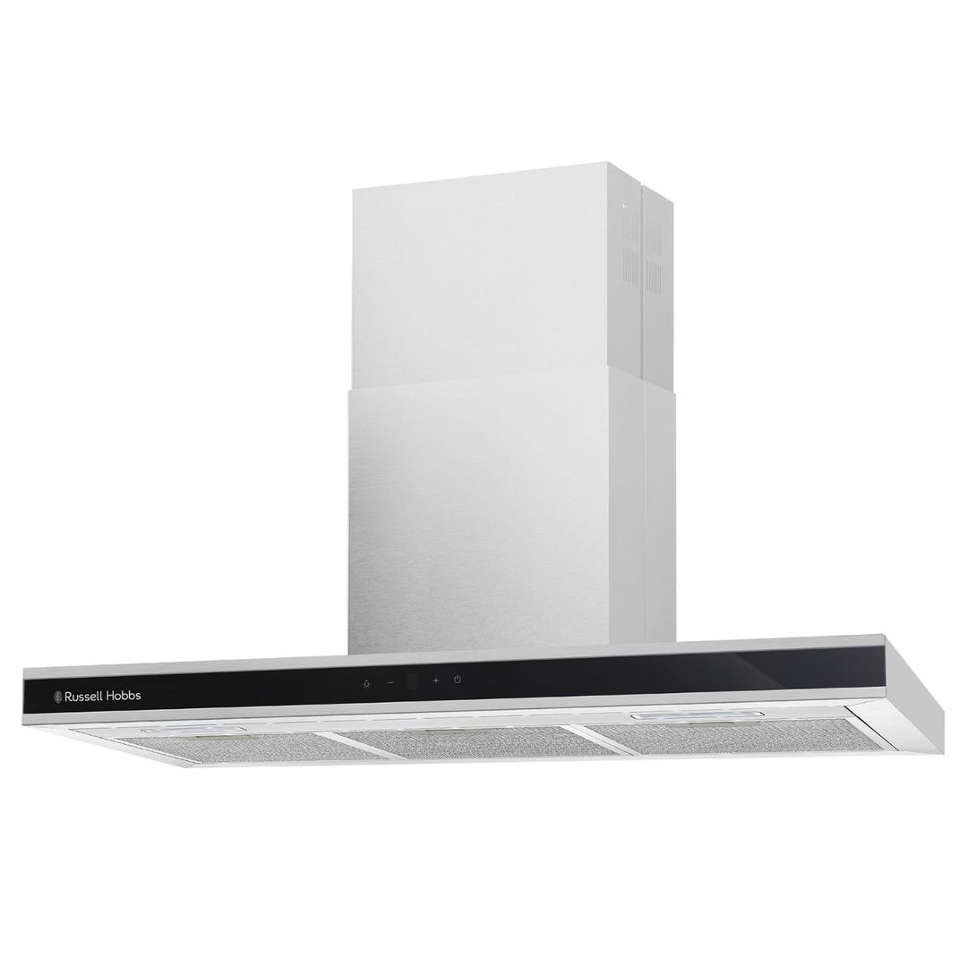 RUSSELL HOBBS RHGCH903SS 90 cm Chimney Cooker Hood - Stainless Steel, Stainless Steel - Image 1
