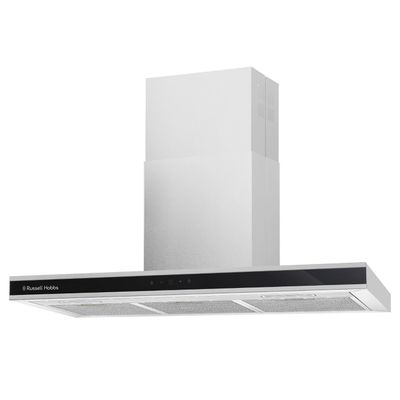 RUSSELL HOBBS RHGCH903SS 90 cm Chimney Cooker Hood - Stainless Steel, Stainless Steel