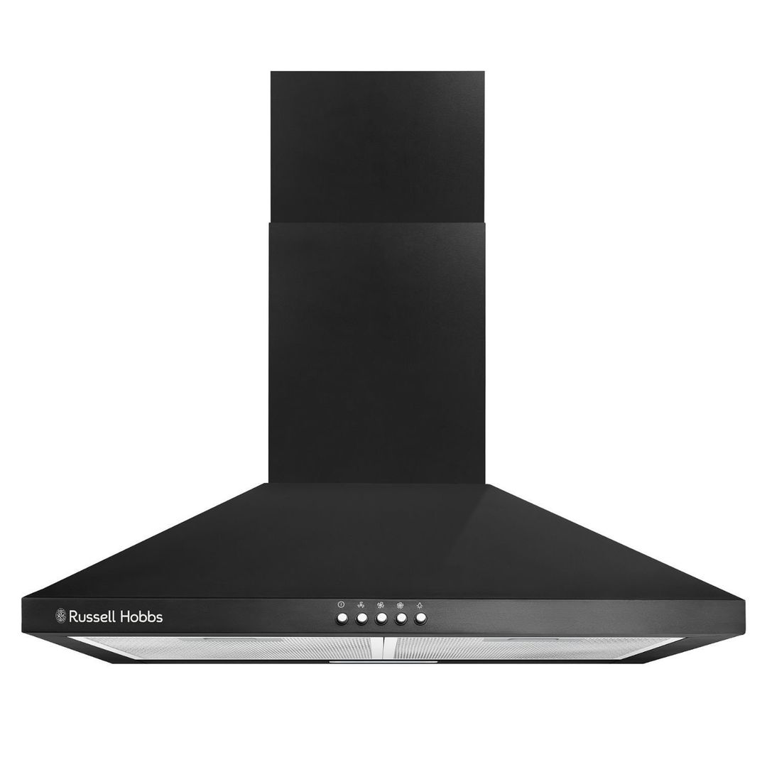 RUSSELL HOBBS RH60SCH03A1B Chimney Cooker Hood - Black, Black - Image 1