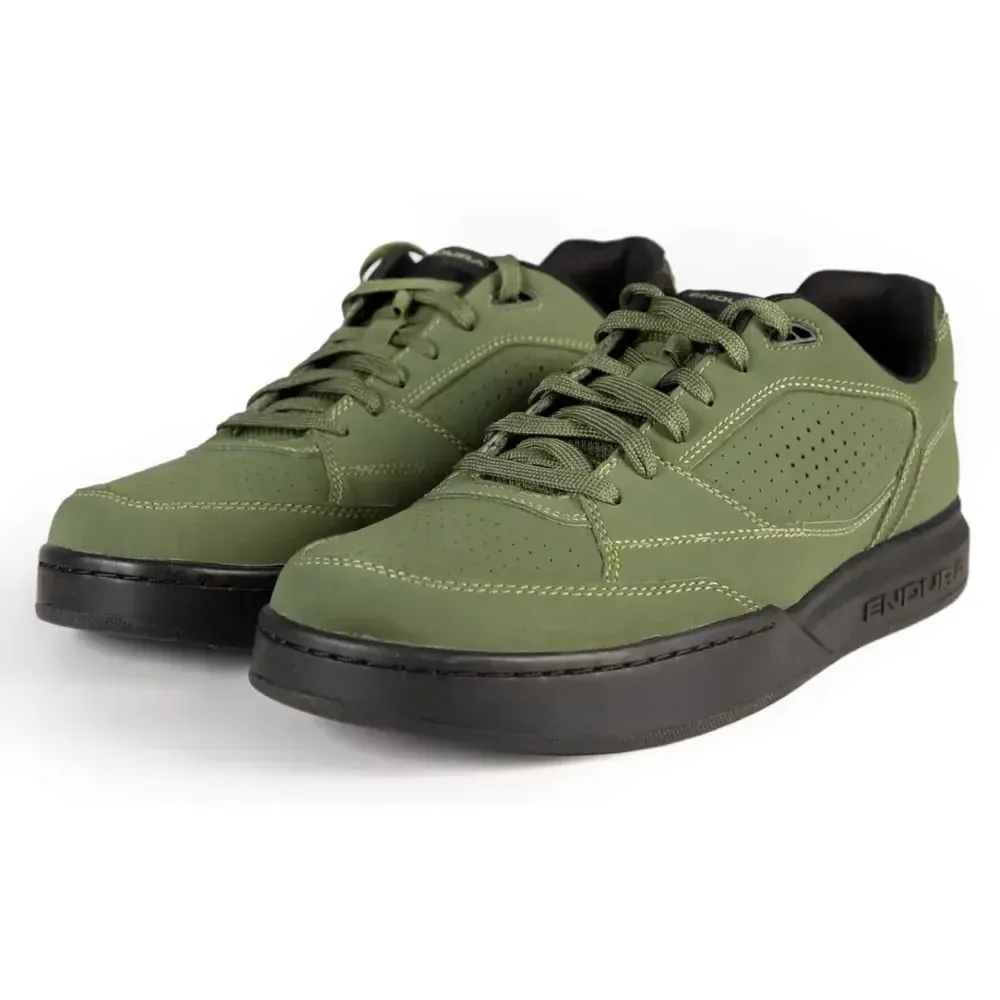 Endura Hummvee Flat MTB Shoes Olive Green - Image 1