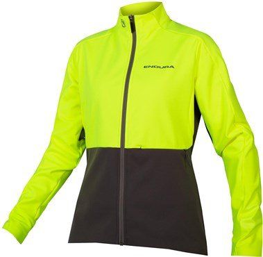 Endura Windchill Womens Jacket II Hi-Viz Yellow - Thumbnail 2