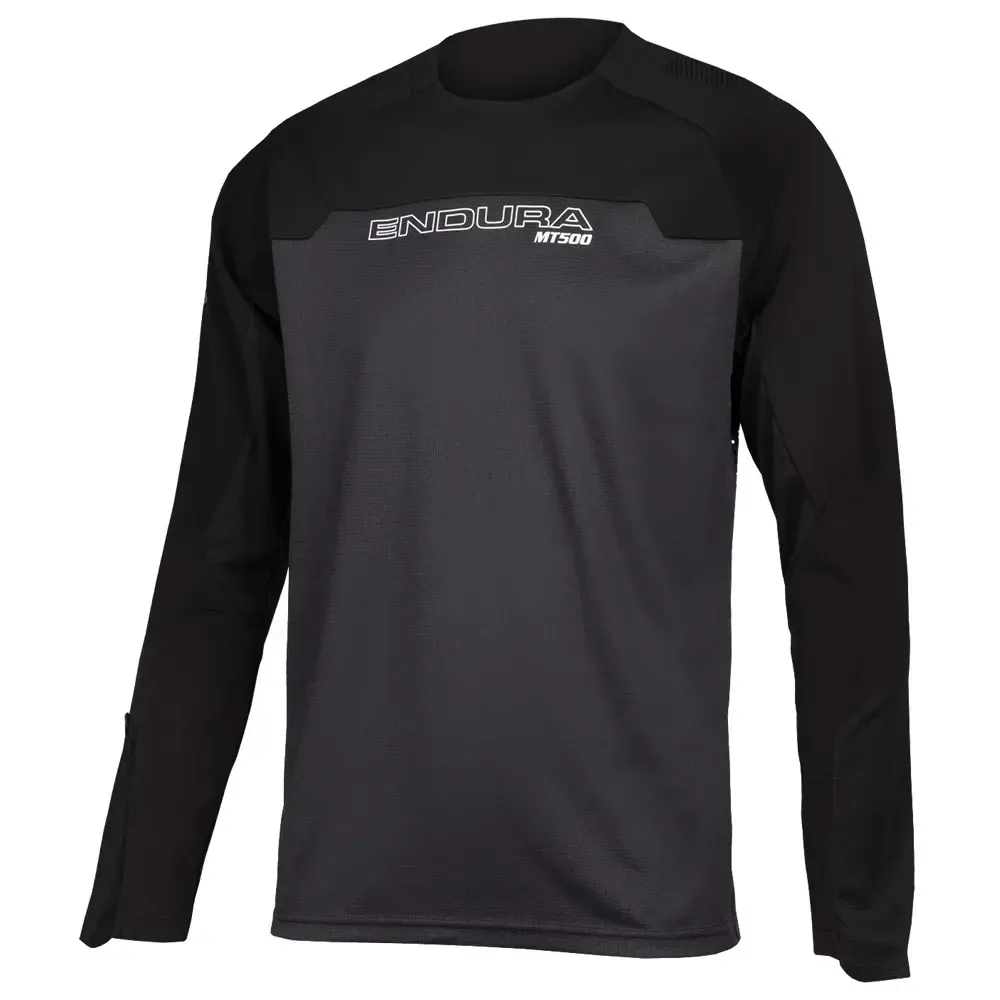 Endura MT500 Burner LS MTB Jersey Black - Image 1
