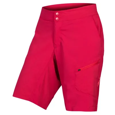 Endura Hummvee Lite Womens Shorts with Liner Berry