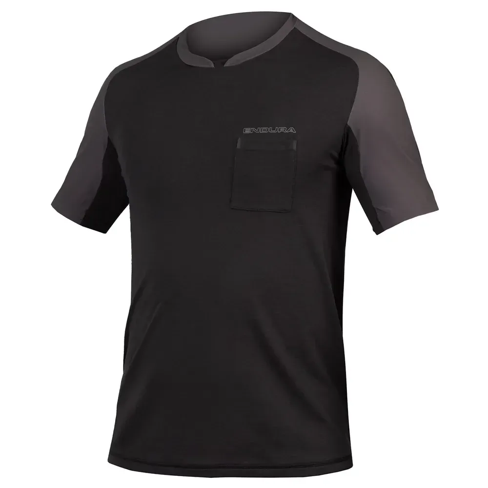 Endura GV500 Foyle SS Road Tee Black - Image 1