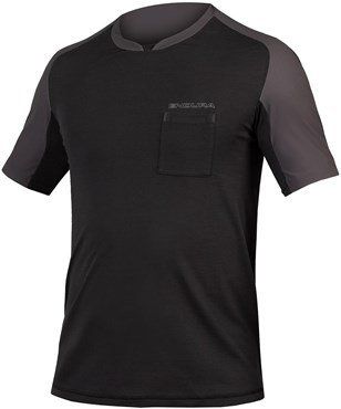 Endura GV500 Foyle SS Road Tee Black - Thumbnail 2