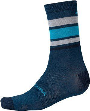 Endura BaaBaa Merino Stripe Winter Cycling Socks II - 1-Pack