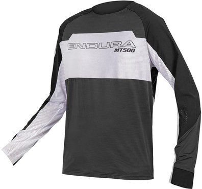 Endura MT500 Burner Lite LS MTB Jersey Black