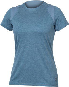 Endura SingleTrack Womens SS MTB Jersey Blue Steel - Thumbnail 2