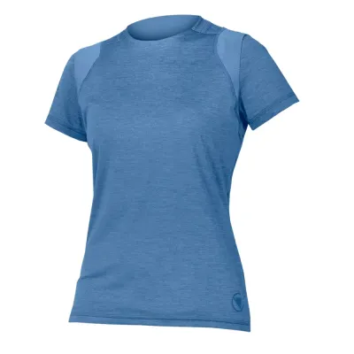 Endura SingleTrack Womens SS MTB Jersey Blue Steel