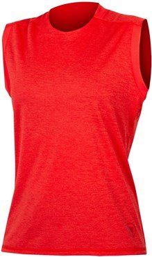 Endura SingleTrack Women's Tank Top Pomegranate - Thumbnail 2