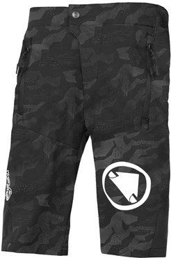 Endura MT500JR Kids Burner Shorts Black Camo - Thumbnail 2