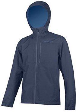 Endura Hummvee Waterproof Hooded Jacket Ink Blue - Thumbnail 2