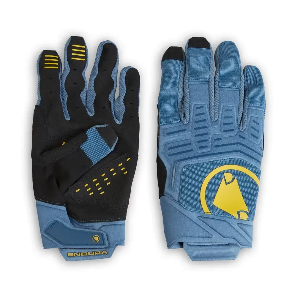 Endura SingleTrack MTB Gloves II Blue Steel - Image 1