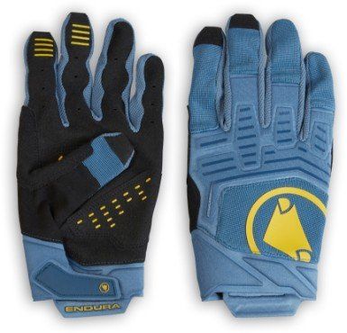 Endura SingleTrack MTB Gloves II Blue Steel - Thumbnail 2