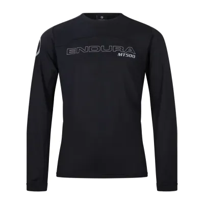 Endura Kids MT500 Burner LS MTB Jersey Black