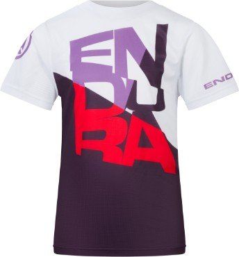 Endura Kids SingleTrack Core SS Tee Aubergine - Thumbnail 2
