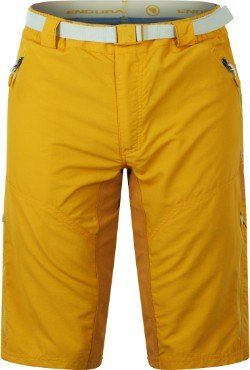 Endura Hummvee Shorts with Liner Yellow Mustard - Thumbnail 2