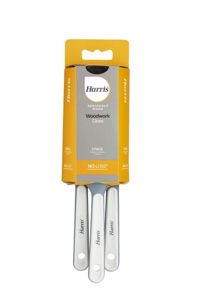 Harris 102021010 Seriously Good Woodwork Gloss Paint Brush (Pack Of 3) LGH-102021010 - Thumbnail 2