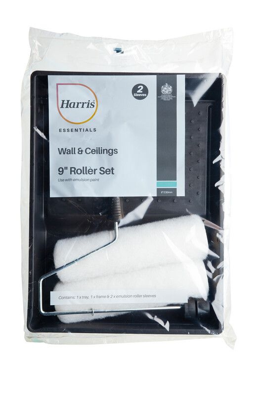 Harris 101092005 Essentials Walls & Ceilings Roller Set 9 Inch - Image 1