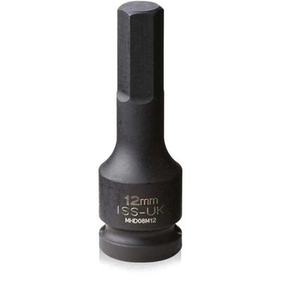 Sirius 1-1/2" Drive Male Hex Allen Key Driver Long 1" 17mm