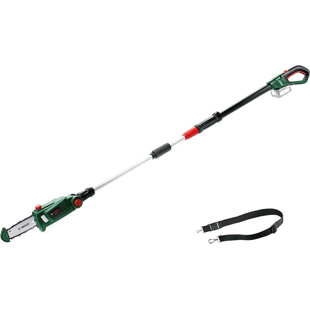 Bosch UNIVERSALCHAINPOLE P4A 18v Cordless Telescopic Pole Tree Pruner 200mm - Image 1