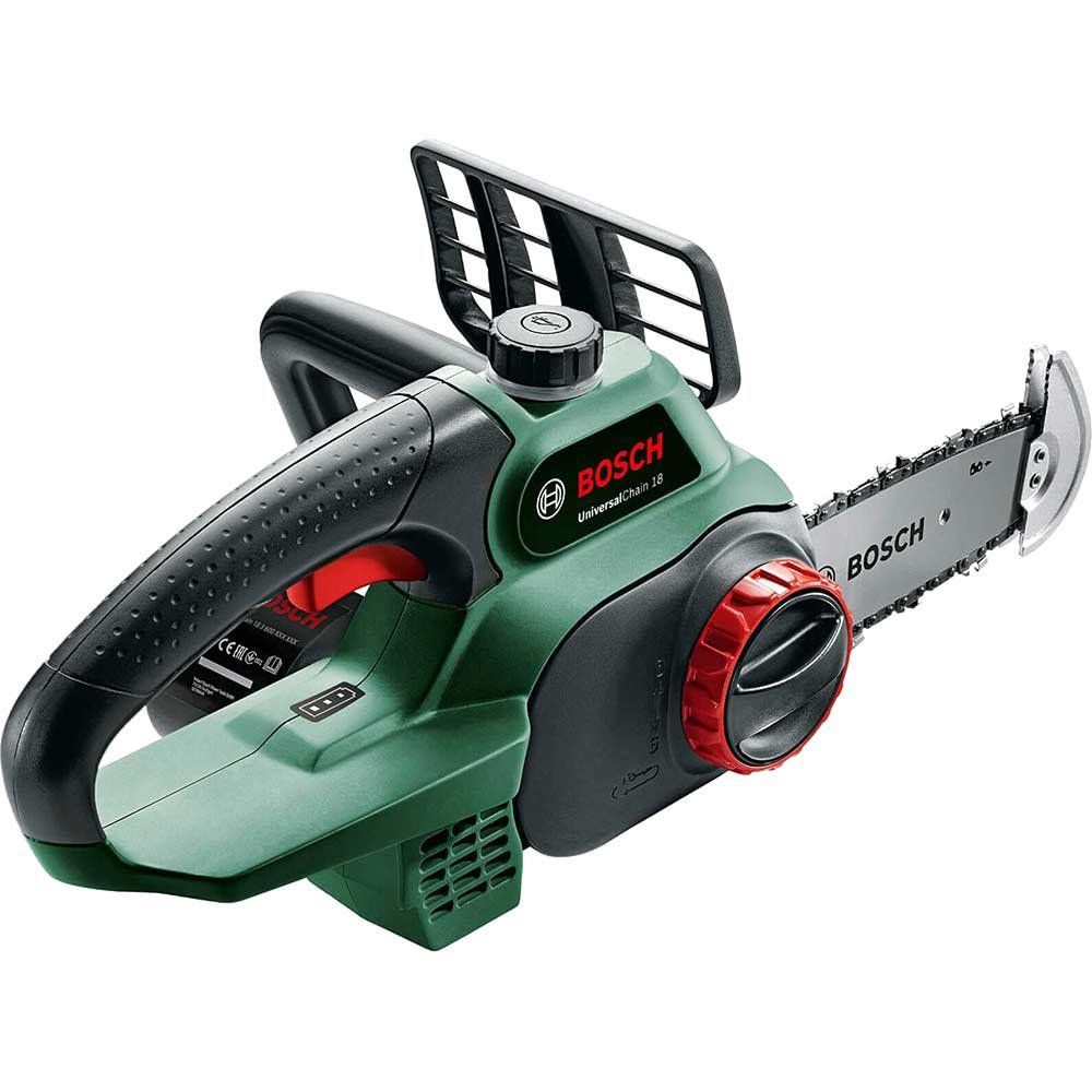 Bosch UNIVERSALCHAIN P4A 18v Cordless Chainsaw 200mm - Image 1