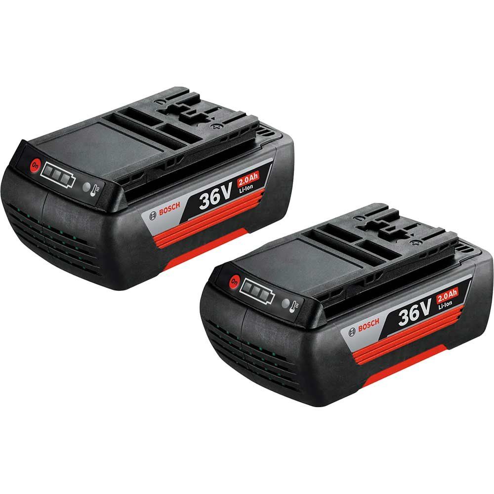 Bosch Genuine GREEN 36v Cordless Li-ion Twin Battery 2ah 2ah - Image 1
