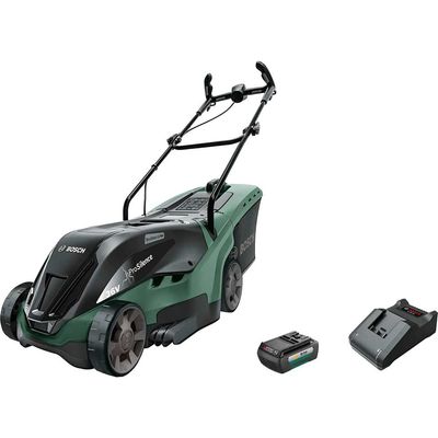 Bosch UNIVERSALROTAK 36-560 36v Cordless Rotary Lawnmower 380mm 1 x 2ah Li-ion Battery Charger