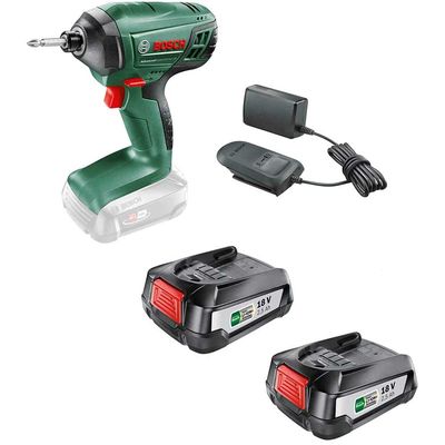 Bosch ADVANCEDIMPACTDRIVE P4A 18v Cordless Impact Driver 1 x 2.5ah Li-ion Battery Charger No Case