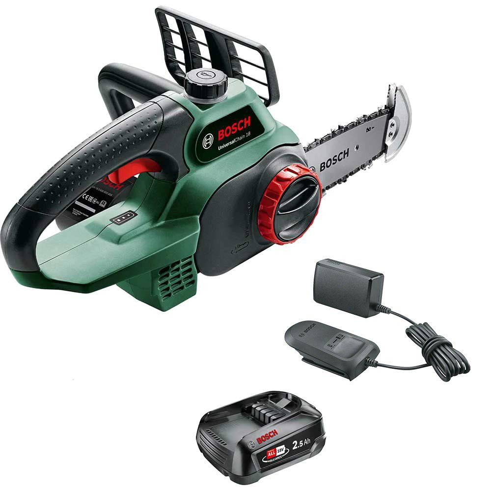 Bosch UNIVERSALCHAIN P4A 18v Cordless Chainsaw 200mm - Image 1
