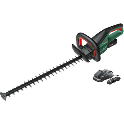 Bosch UNIVERSALHEDGECUT 18V-50 P4A 18v Cordless Hedge Trimmer 500mm 1 x 6ah Li-ion Battery Charger