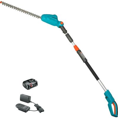 Gardena THS 42 P4A 18v Cordless Telescopic Hedge Trimmer 420mm 1 x 2.5ah Li-ion Battery Charger